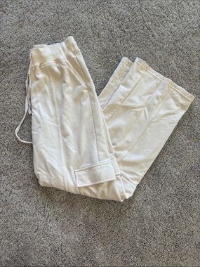 Amazon Women's Cream Boot Cut Sweat Pants